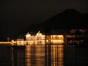 The Lake Palace by night.
